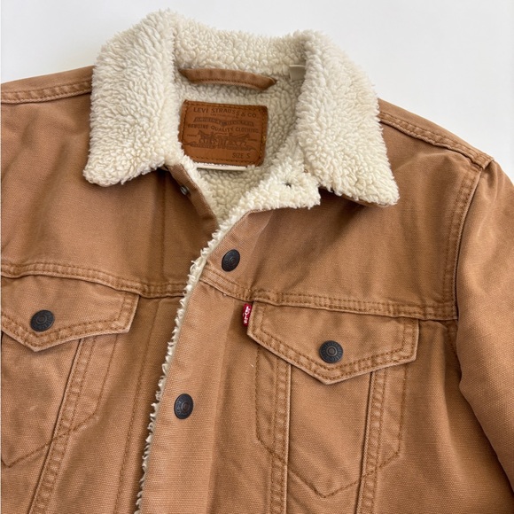 Levi’s Type III Sherpa Trucker Jacket. Desert boots canvas - Picture 4 of 6